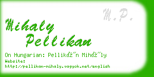 mihaly pellikan business card